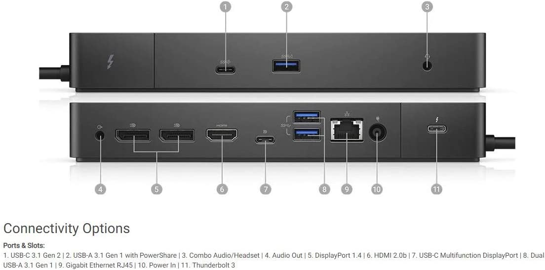Dell WD19TB Thunderbolt Docking Station image 3