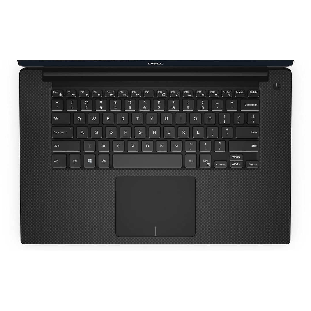 Overhead view of the Dell Precision 5540 Laptop keyboard and trackpad.